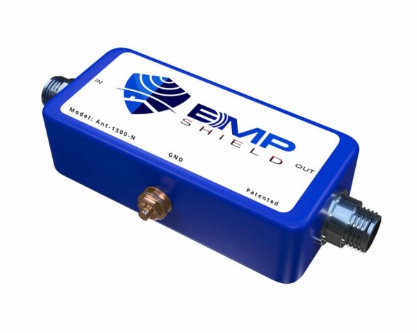 Radio EMP Protection to 1500 Watts w/ N-Connectors Next Generation EMP Protection with Military Certified Testing. Listed by the Department of Homeland Security. EMP Protection - All Phases E1,2,3 Lightning - 100% Lightning Guarantee Solar Flares - Up to 228K Amps