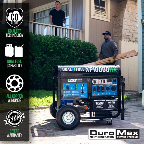 DuroMax Dual Fuel Portable Generator