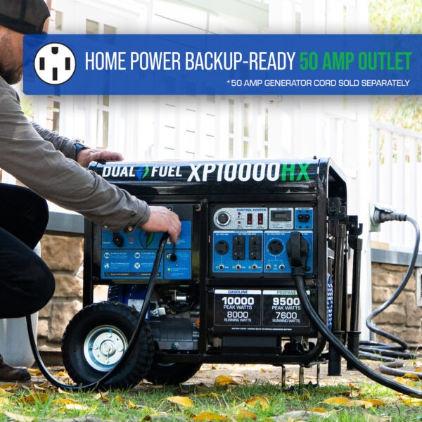 DuroMax Dual Fuel Portable Generator