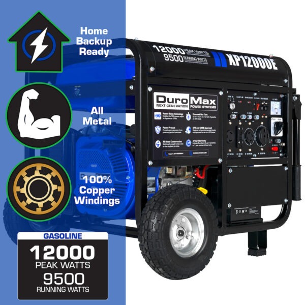 DuroMax Gasoline Powered XP12000E Generator