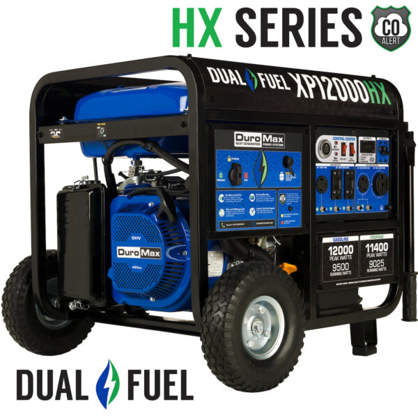 DuroMax Dual Fuel Portable & Home Generator