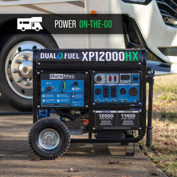 DuroMax Dual Fuel Portable & Home Generator