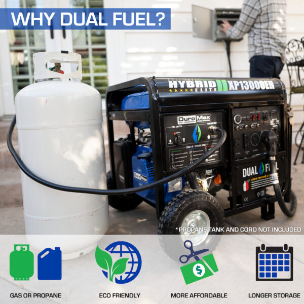 Dual Fuel Portable and Home Generator