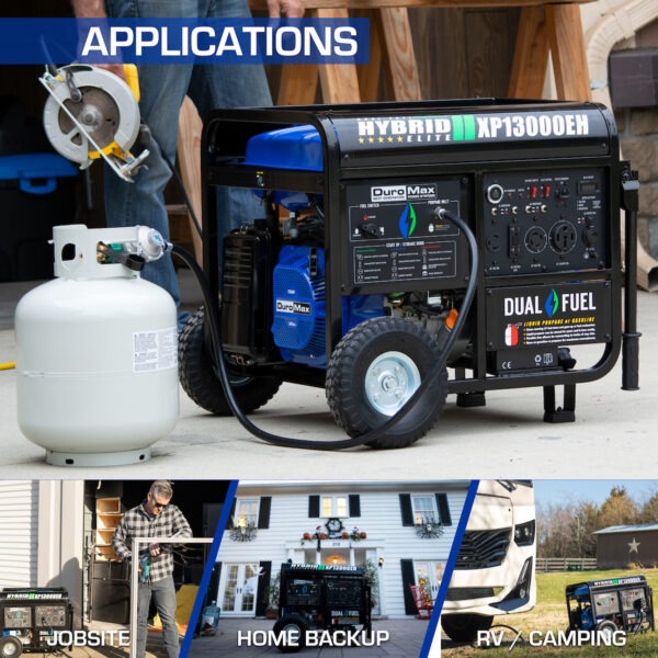Dual Fuel Portable and Home Generator