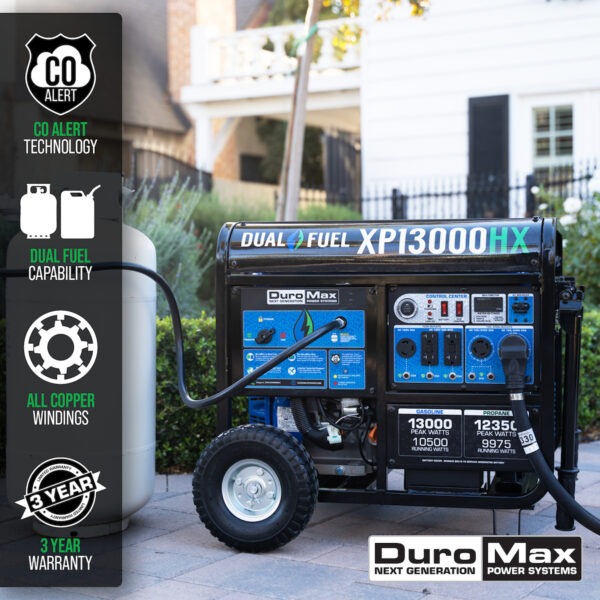 Dual Fuel Whole Home Generator