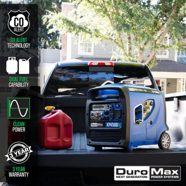 DuroMax XP4500iH Dual-Fuel Inverter-Generator