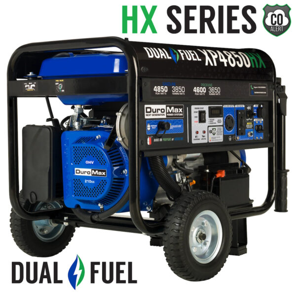 DuroMax Dual Fuel XP4850HX Portable Generator