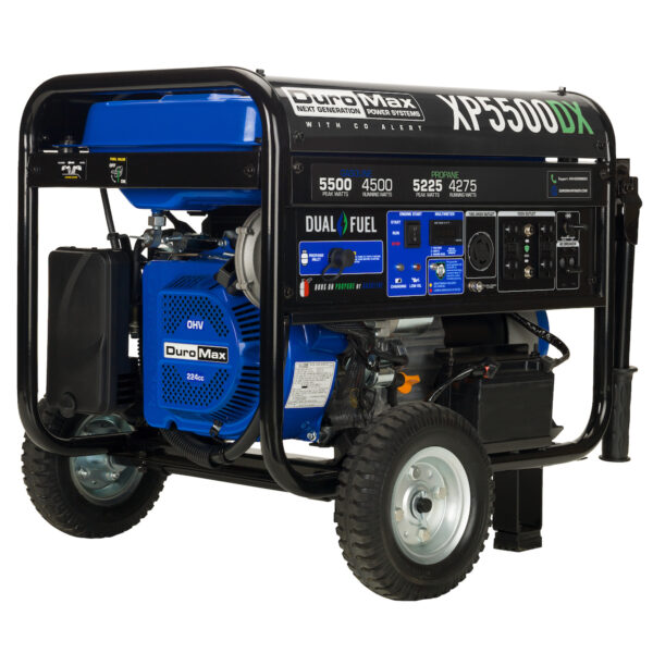 DuroMax Dual Fuel XP5500DX Portable Generator