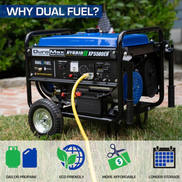DuroMax XP5500EH Dual-Fuel Generator