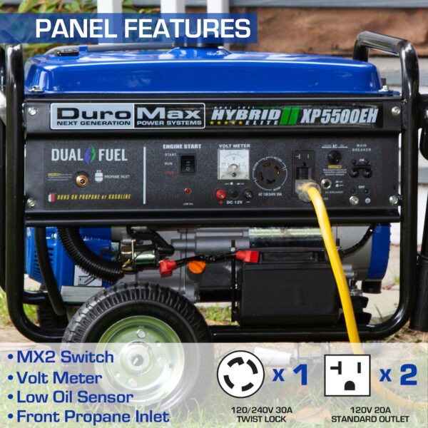 DuroMax XP5500EH Dual-Fuel Generator