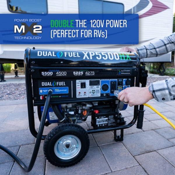 DuroMax Dual Fuel XP5500HX Portable Generator