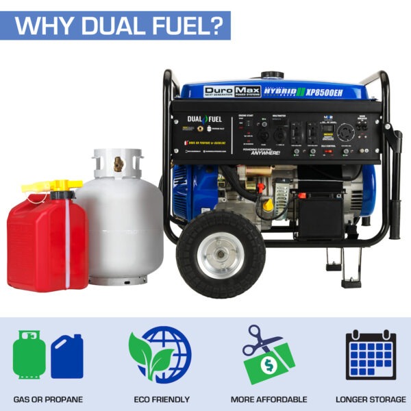 DuroMax XP8500EH Dual-Fuel Generator