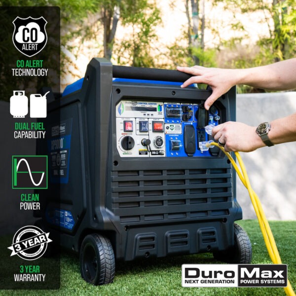 DuroMax XP9000iH Dual-Fuel Inverter-Generator